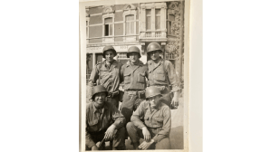 Two young soldiers and the fathers they became