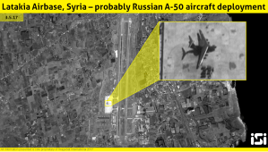 Satellite imagery shows Russian AWACS back in Syria