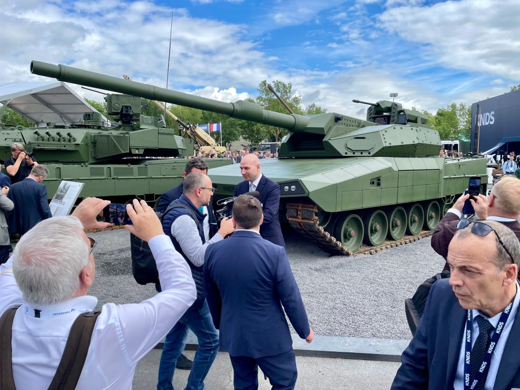 Battle tank concepts mushroom at Paris arms show