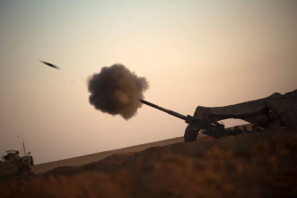 Marine Corps artillery support vital as the fight for Raqqa intensifies
