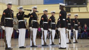 US Marine Corps Silent Drill Platoon going viral again