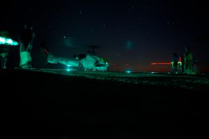 U.S. Marines use Cobra attack helicopters to strike ISIS in Libya