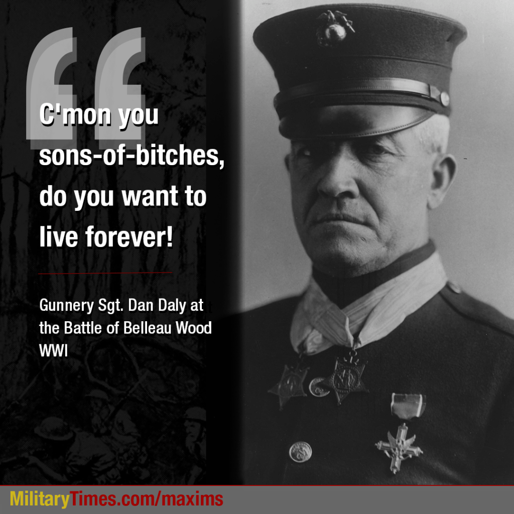Could this be the ultimate military maxim?