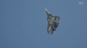 This video shows Russia’s 1st stealth fighter in action
