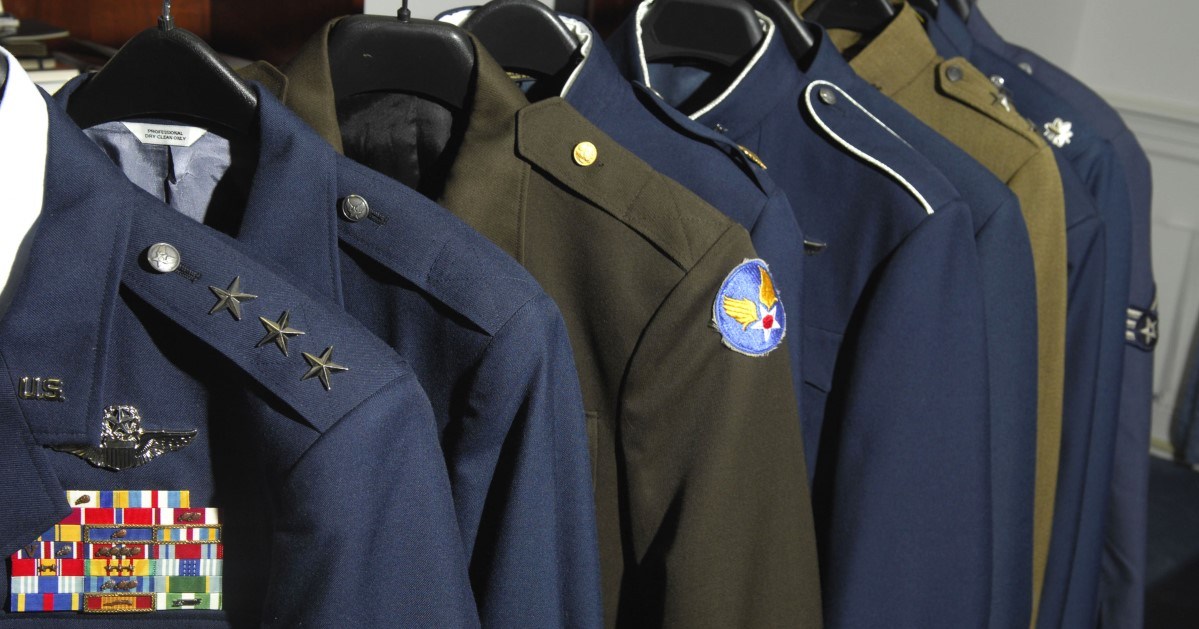 The Air Force is working on a new dress blues uniform — and it's going old school