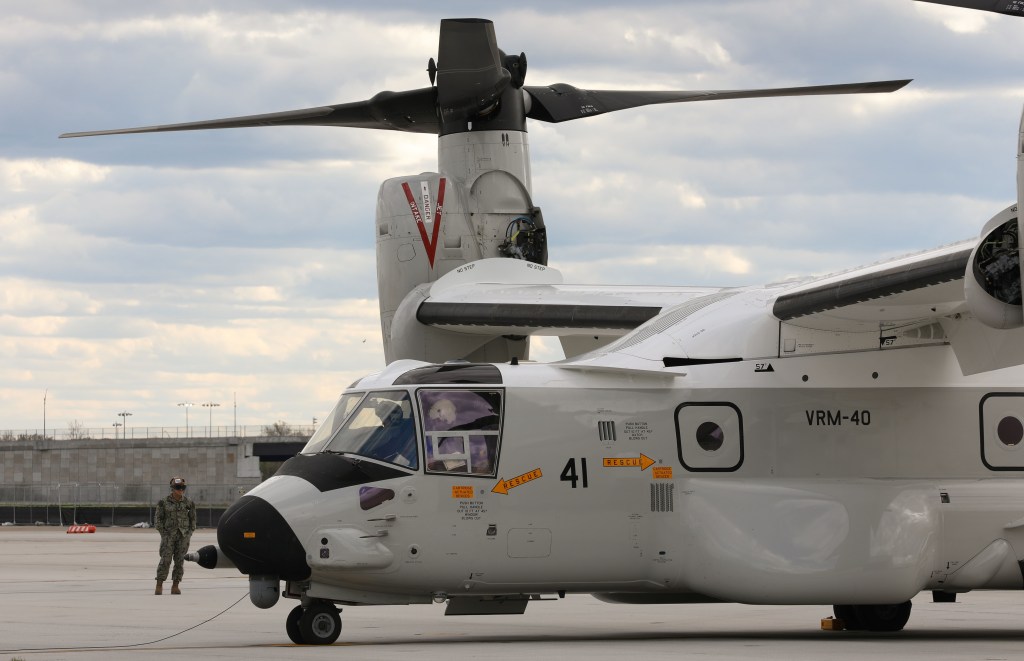 Navy’s first East Coast-based Osprey arrives at Norfolk