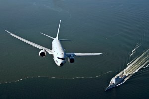 Russian fighter jet and Navy surveillance aircraft have close encounter