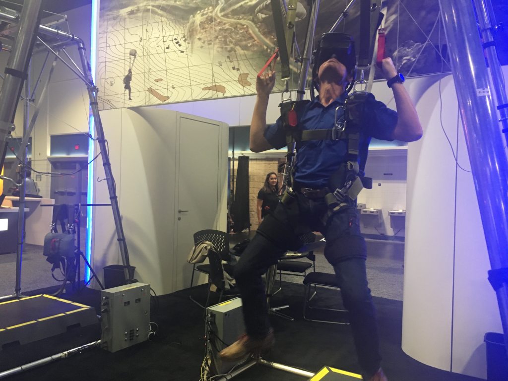 Virtual jump simulator aims to cut down on parachute accidents