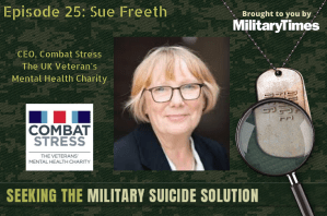 Seeking the Military Suicide Solution Podcast, Episode 25: Sue Freeth, Combat Stress U.K.