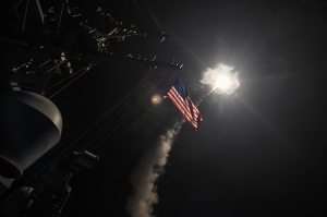 Before the missiles flew at Syria, a mad dash across the Mediterranean
