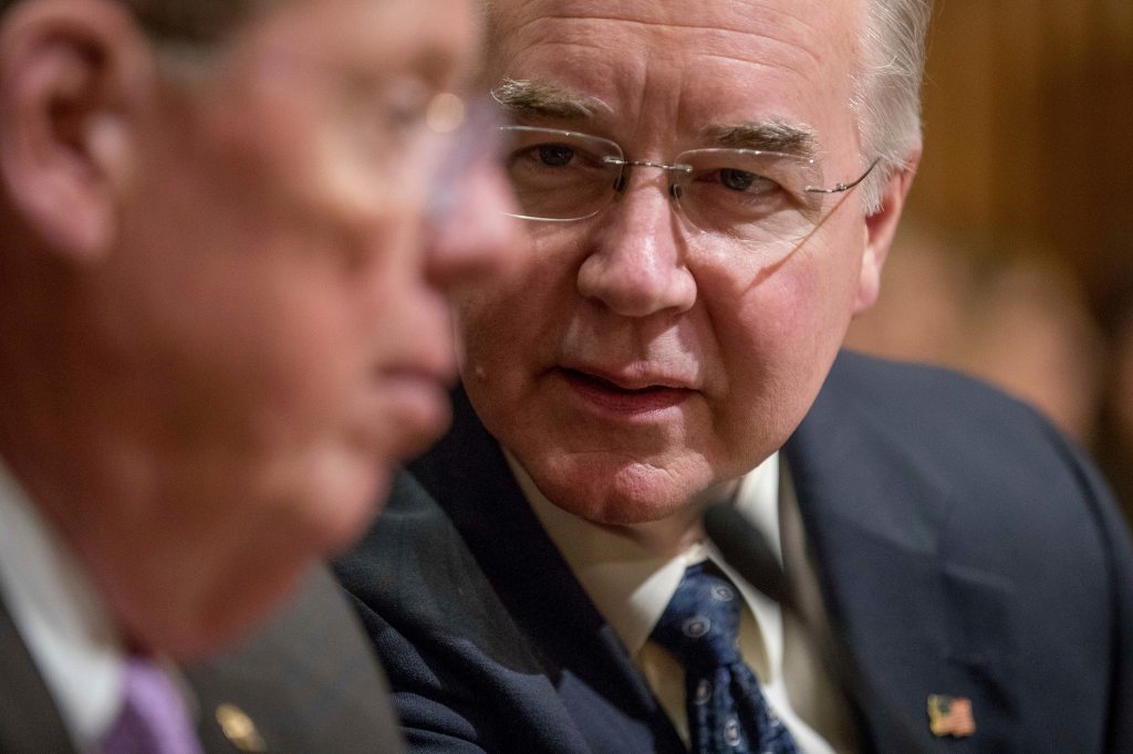 Trump health pick gives Dems few details on health overhaul