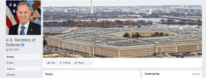 Here’s what happened when the Pentagon took Mattis’ photo off the official SecDef Facebook page