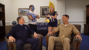 Academy football six-pack: Navy-Air Force spirit spot, Army relief effort, anthem myths … and more