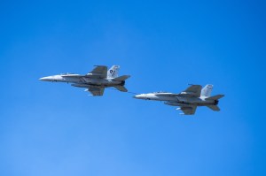 Navy jet damaged in mid-air refueling mishap