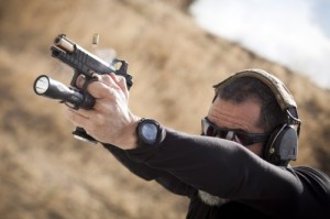 Deploy your backup light, maintain a two-handed grip