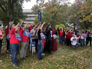 Social Security Administration workers rally over staffing shortage