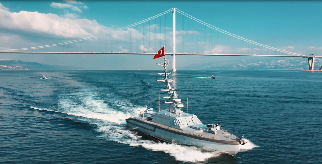 Turkey unveils MIR naval surface drone for fighting submarines