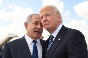 In Israel, Trump flags Iranian threat, remains mum on Mideast peace plan