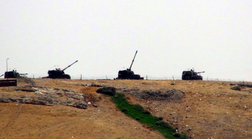 U.S. warplanes support Turkish tanks attacking Islamic State forces in Syria