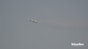 UAE Air Force F-16 “Desert Falcon” performs slow speed pass