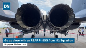 Go up close with one of Singapore’s F-15SG fighters | Singapore Airshow 2020