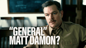 Actor Matt Damon talks about playing a World War II-era general in the new film “Oppenheimer.”