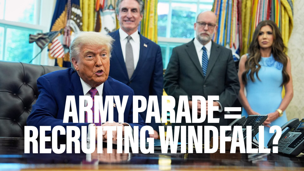 Army Secretary says recruiting centers will be “busting at the seams” after D.C. parade