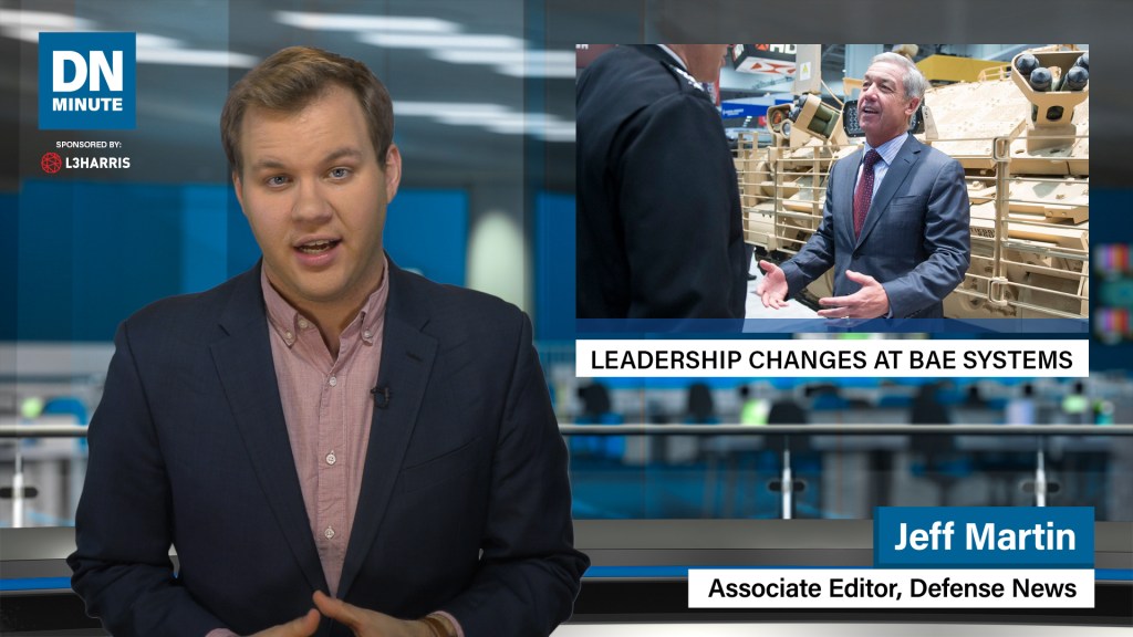 Leadership changes at BAE Systems | Defense News Minute, Dec. 17, 2019