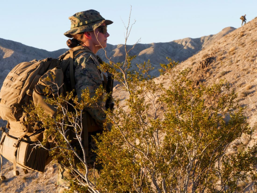 The rise of female infantry officers