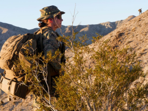 The rise of female infantry officers