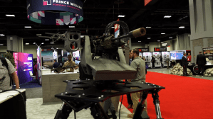 Stay on target, even in rough seas with this remote-controlled weapon station from Sig Sauer