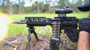 Belt-fed firepower the size of your M4