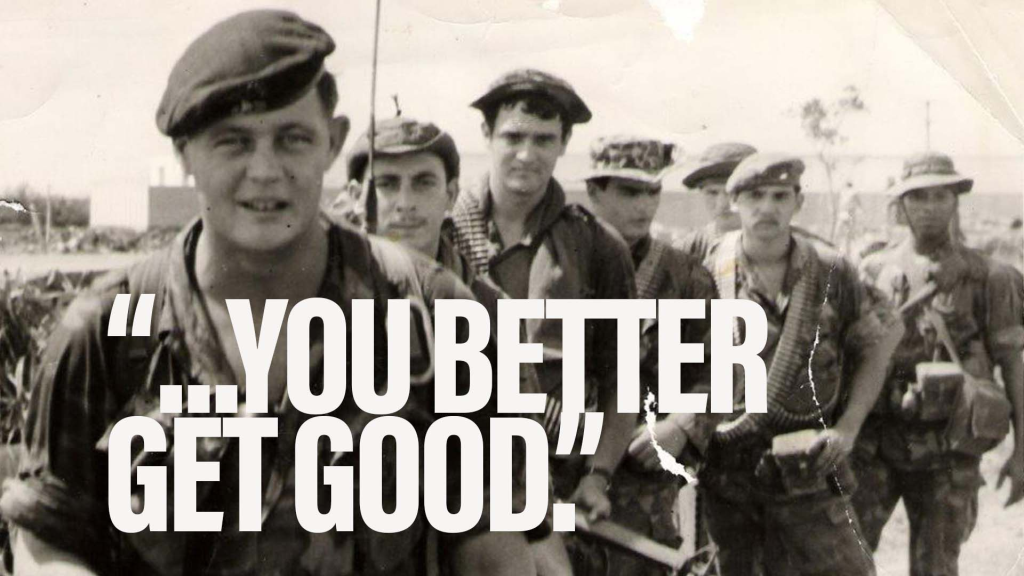 “If you aren’t gonna quit, you better get good.” Learning guerilla tactics in Vietnam
