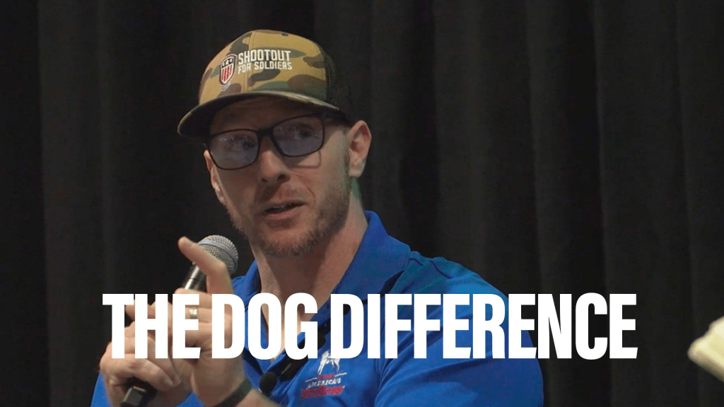 Veteran Joe Worley at MCON on the positive effects of a service dog
