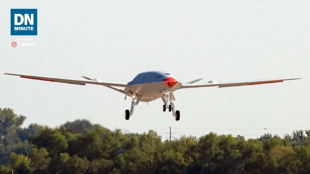 First Flight for Boeing MQ-25 | Defense News Minute Sept. 20 2019