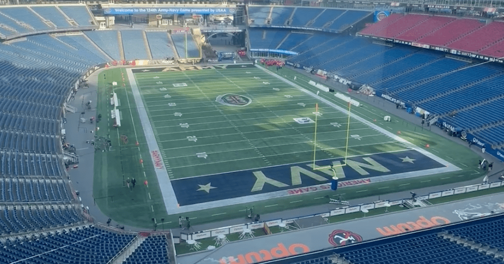 Setting the stage for Army-Navy kickoff