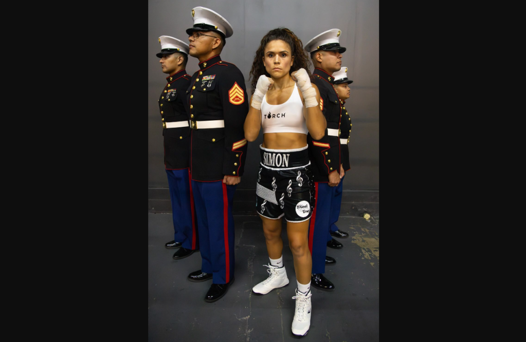 Marine makes pro boxing debut