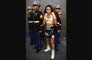 Marine makes pro boxing debut