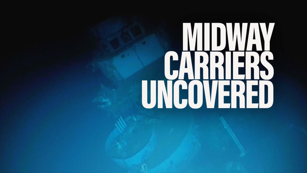 Sunken WWII aircraft carriers explored by deep water submersible