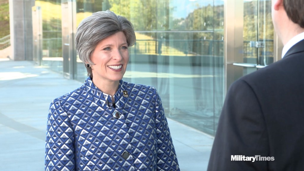 Sen. Ernst speaks on being a veteran voice in Senate leadership