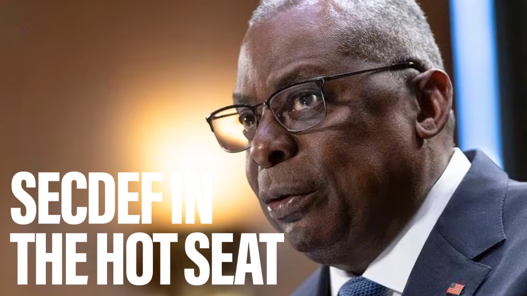 Sec. Austin grilled about hospitalization