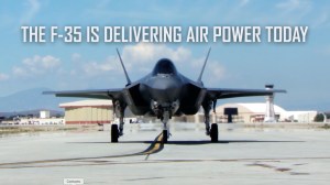 The F-35 is delivering air power today