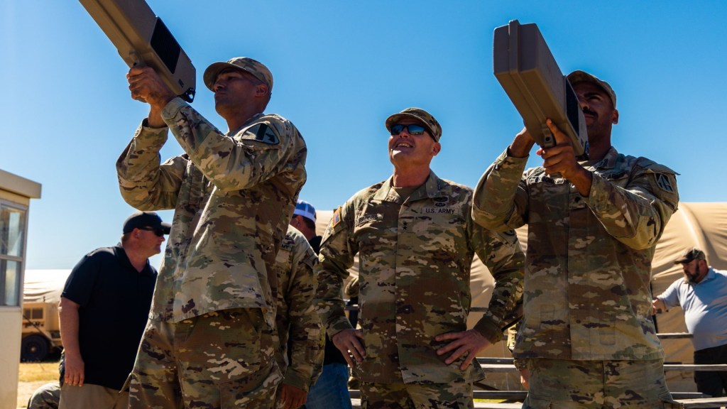 Counter-drone training for soldiers