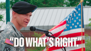 Make people mad and meet soldiers where they are
