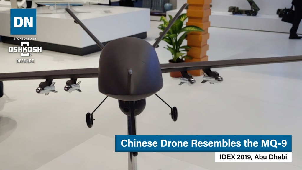 Check out this Chinese Drone at IDEX