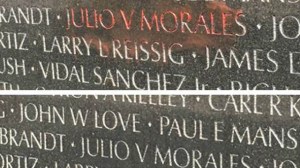 Vietnam Veterans Memorial Wall vandalized