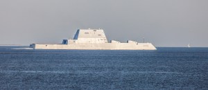 Stealth destroyer Zumwalt sets off on voyage to new homeport
