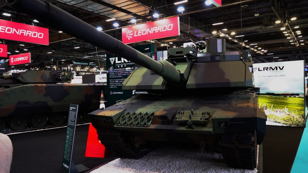 Leonardo Rheinmetall Military Vehicles presents Italian army with tank options