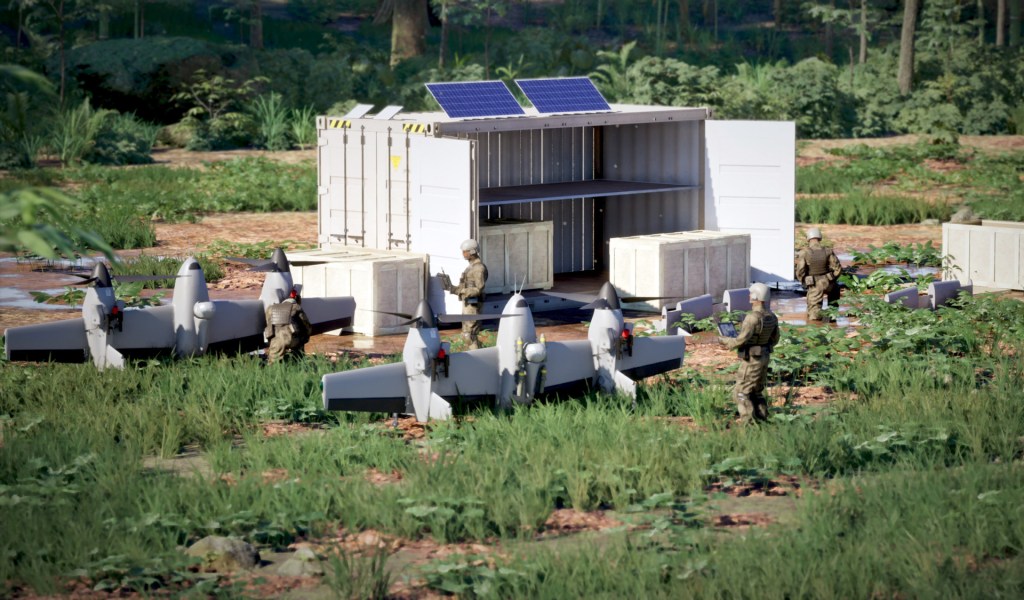 Sikorsky packs 4 Nomad drones into a single shipping container