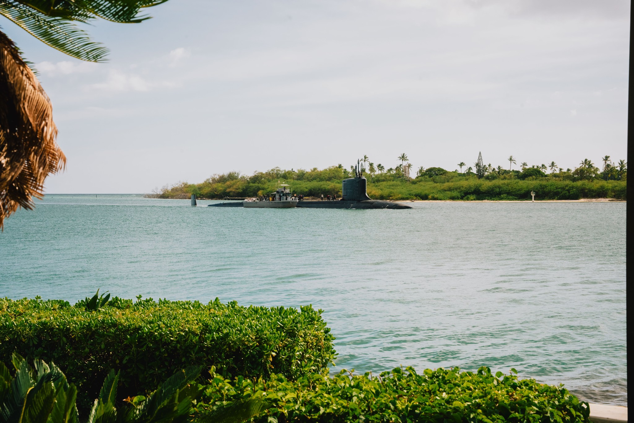 Virginia-class fast-attack submarine USS Colorado arrives at Joint Base Pearl Harbor-Hickam, Hawaii, on Sept. 23, 2026. (MCS2 Nicholas A. Russell/U.S. Navy)